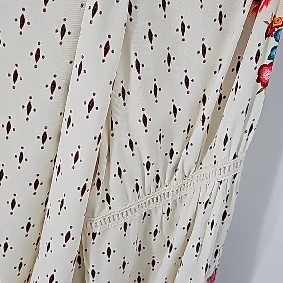 FARM Rio Anthropologie Diana Peasant Pullover Top XL - Picture 8 of 14